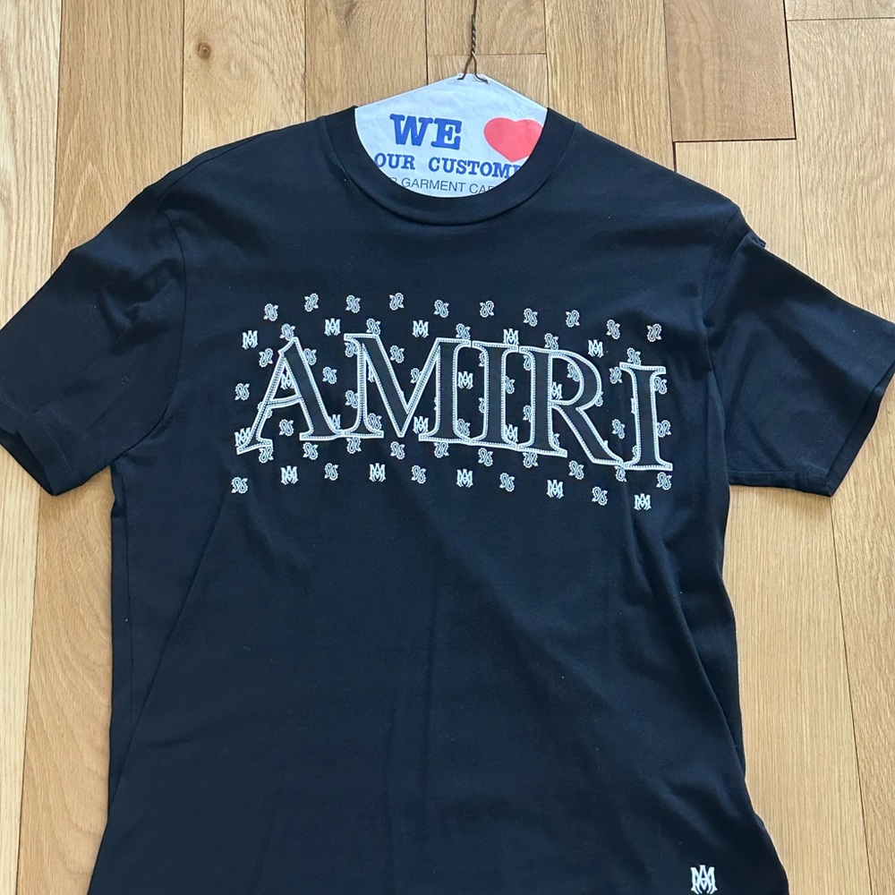 Amiri Black Graphic T-Shirt